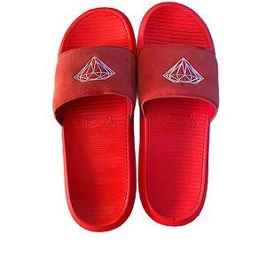 Diamond Supply Co. Mens Fairfax Slide Sandals Casual - Red - Size 11